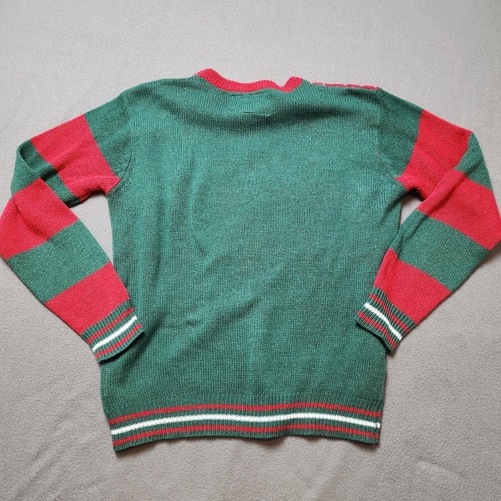 Let’s Get Baked Christmas Sweater Ugly Xmas Sweater Sz Large Gag Humorous Funny - Picture 2 of 7